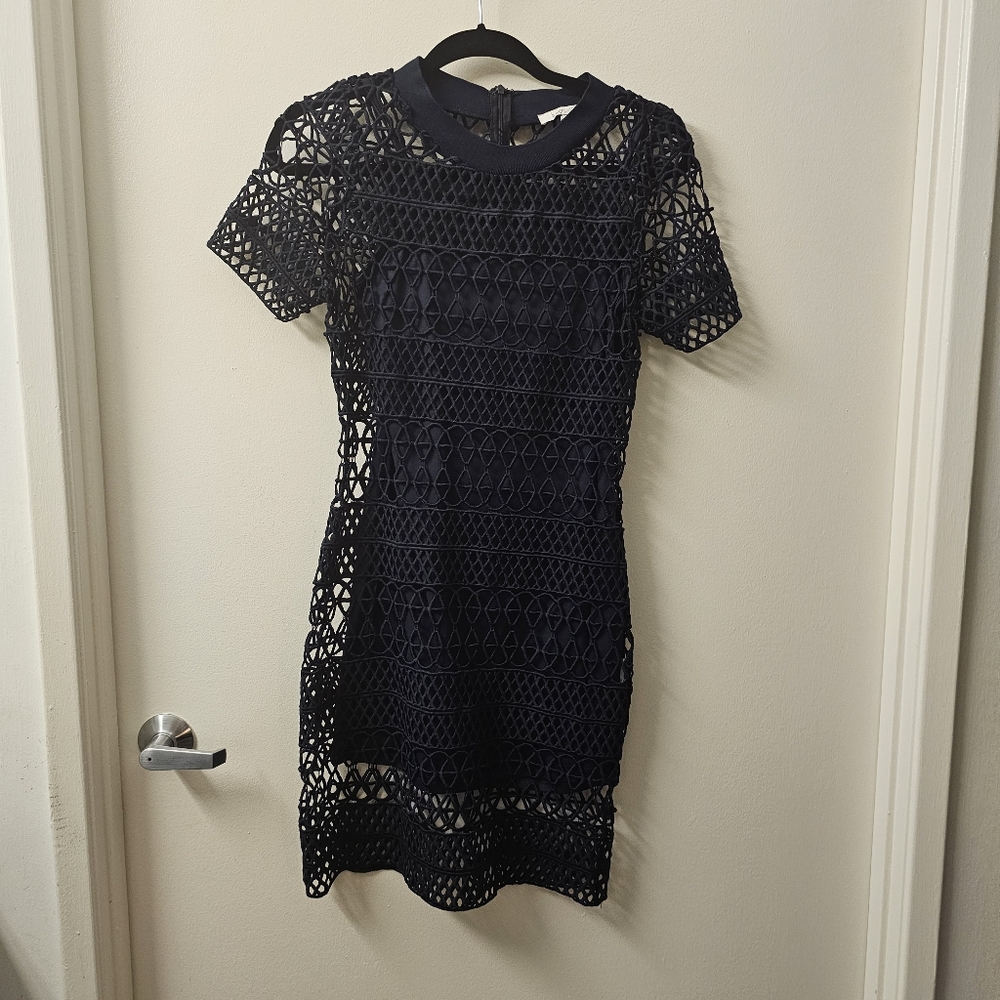 Lucy Paris Blue Lace Dress
